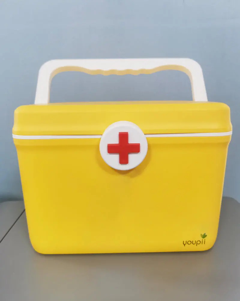 11-Inch Modular Medicine Organizer – Stackable Plastic Pill Container With Removable Tray For Daily Dosing 1