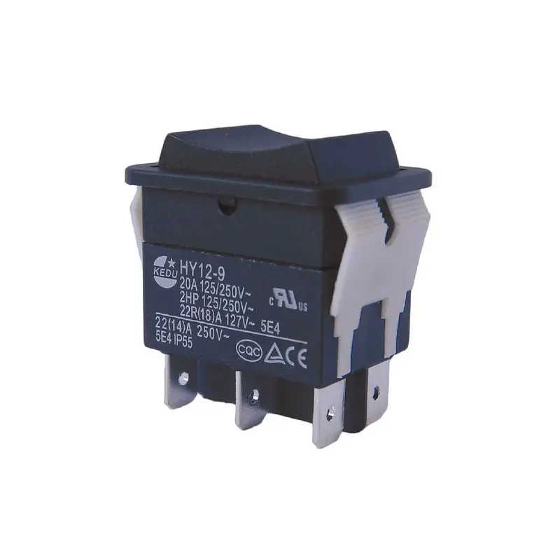 6-Terminal Dpdt Rocker Switch For Industrial Use 1