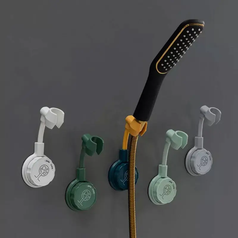 60-Degree Adjustable Suction Cup Shower Caddy Holder 1