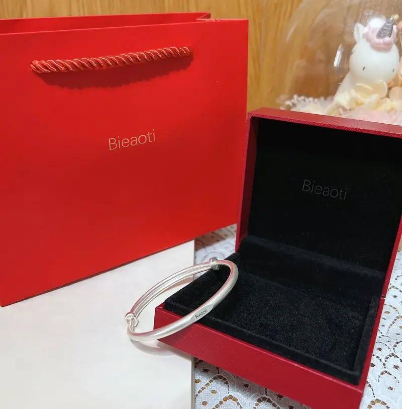 925 Sterling Silver Slap Bracelet – Minimalist Fashion Jewelry For Women By Bieaoti 1