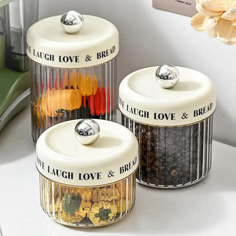 Airtight Stackable Kitchen Food Storage Containers (3-Pack) 1