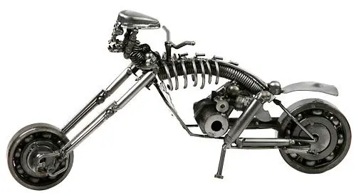 Anatomical Skeleton Motorcycle Sculpture 1