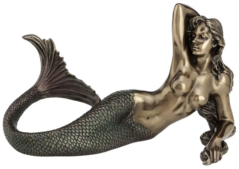 Artistic Lounging Mermaid Figurine 1