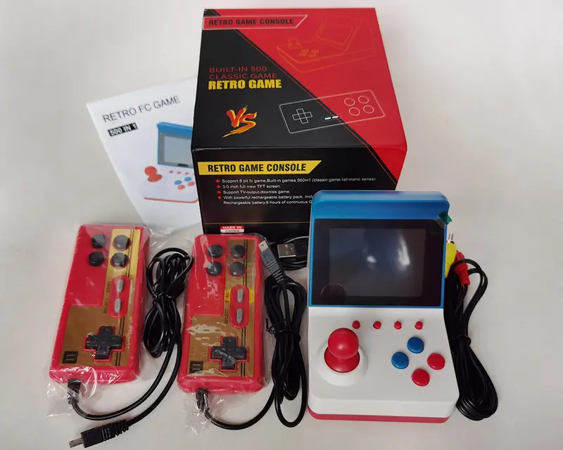 Bestymxy Retro Handheld Game Console – Mini Classic Video Game System With Built-In Titles For Adults & Kids 1