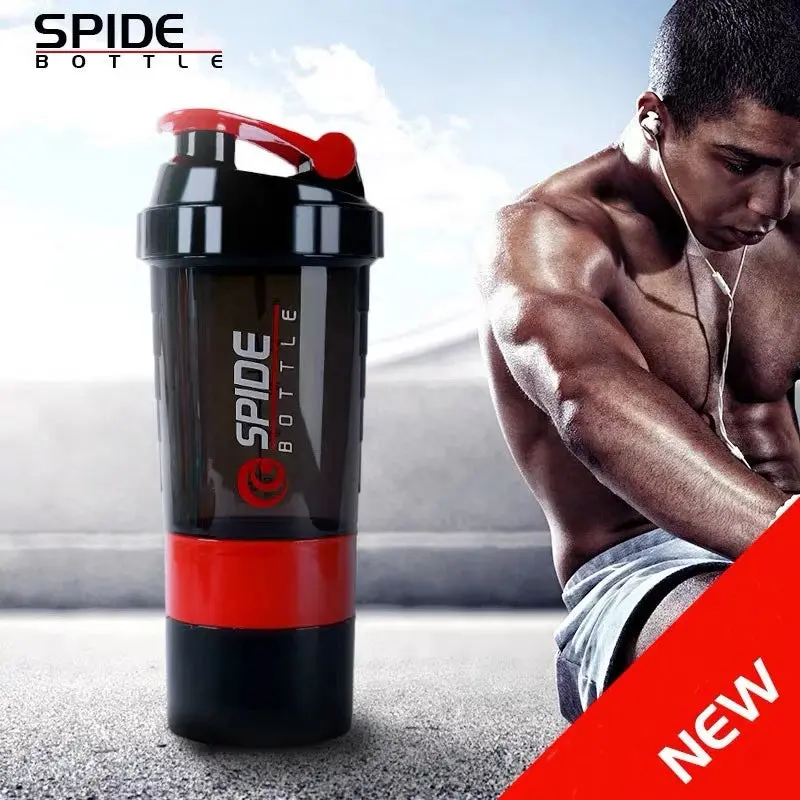 Bpa-Free Protein Shaker Bottle – Portable Fitness Mixing Tumbler With Mesh Filter 1