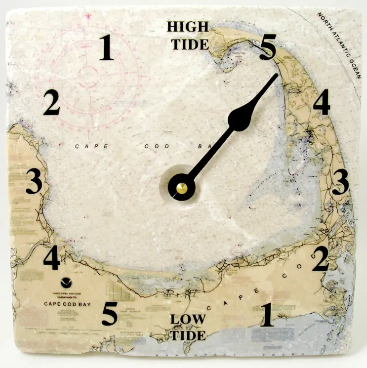 Cape Cod–Inspired Tide Level Clock 1