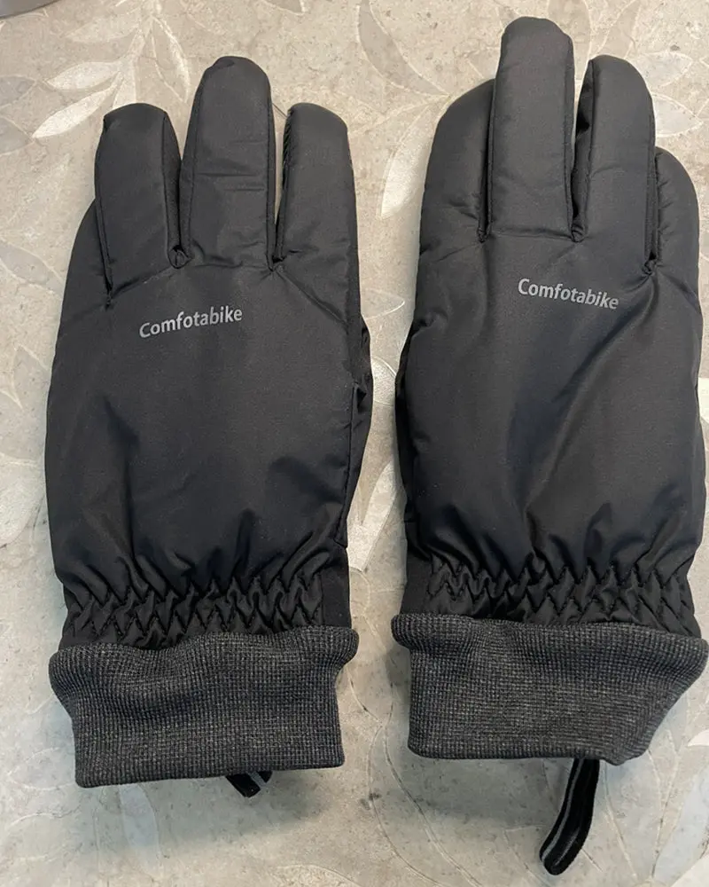 Comfotabike All-Season Waterproof Gloves — Fleece-Lined Unisex Winter Sports Gloves With Breathable Shell 1