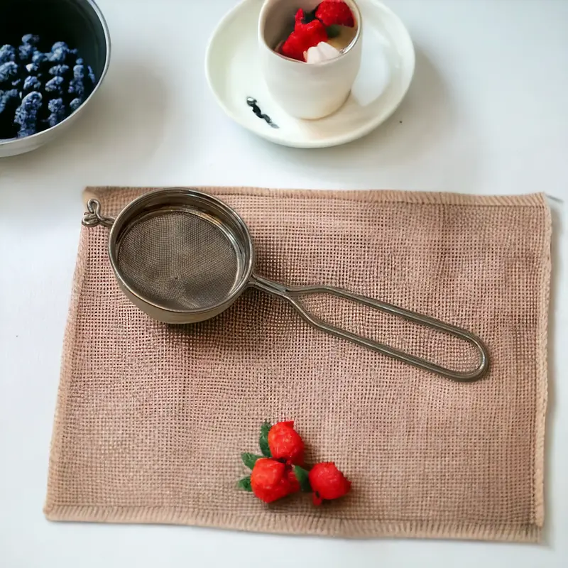 Compact Stainless Steel Tea Strainer 1