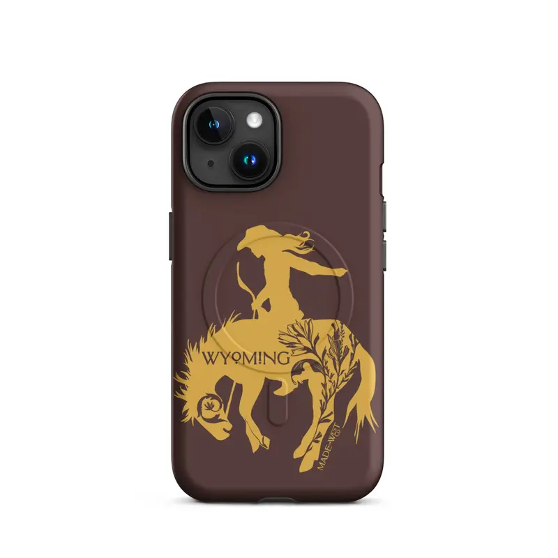 Cowgirl Bronc Magsafe-Compatible Rugged Iphone Case 5