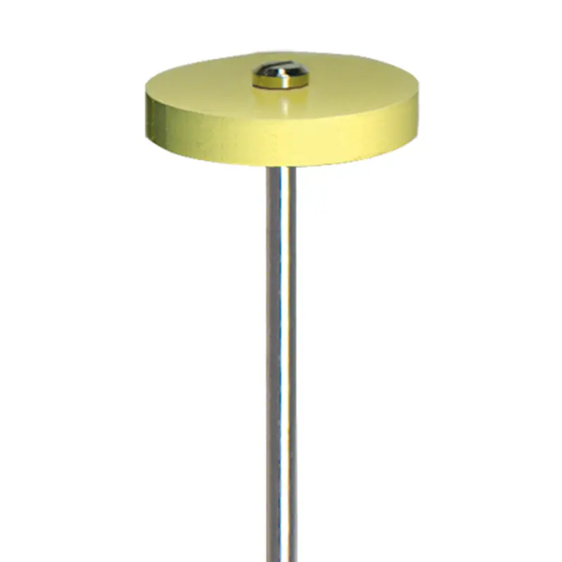 Dedeco® Yellow 11/16" Diamond Polishing Wheel 1