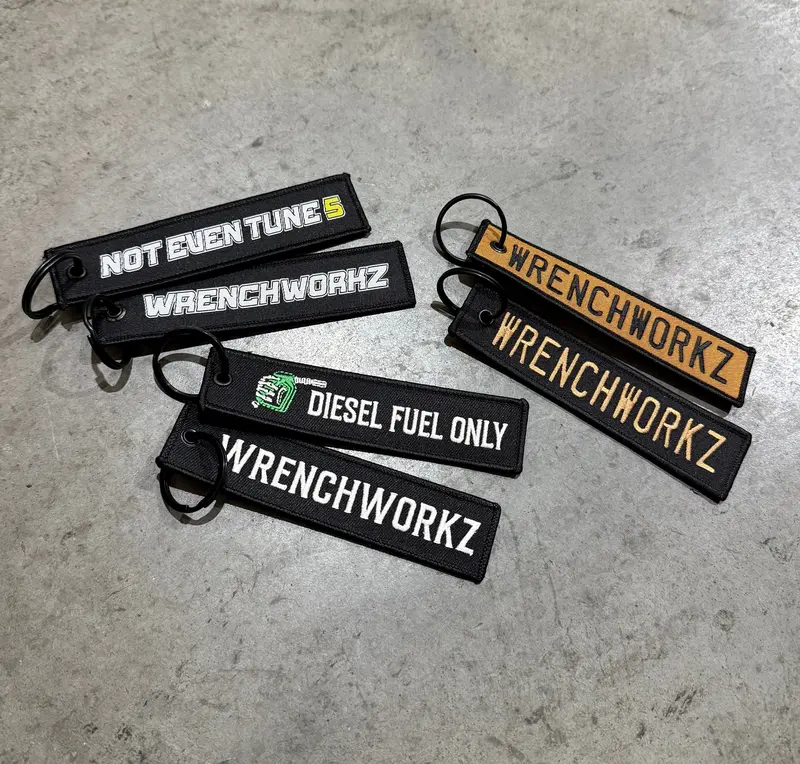 Durable Wrenchworkz Key Tags With Metal Ring 1
