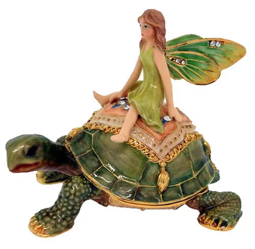 Enchanted Fairy And Sea Turtle Decorative Box 1