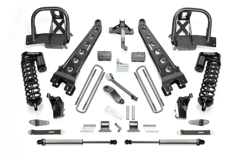 Fabtech K2204Dl Four-Link Rear Suspension System – Includes Dual Lower Short Arms & Coilovers For 2011–2016 Ford F-250 4Wd 1