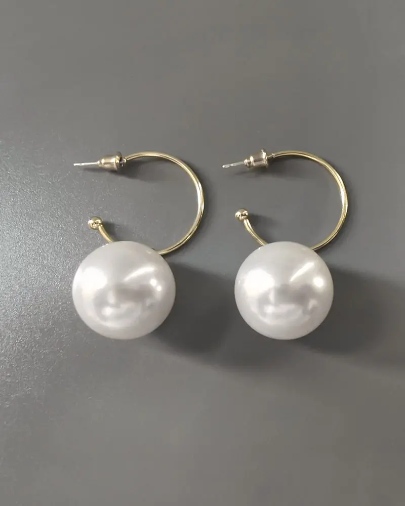 Fankee Aaa+ Freshwater Pearl Earrings – Elegant Pendant-Style Cultured Pearl Studs For Everyday Elegance 1