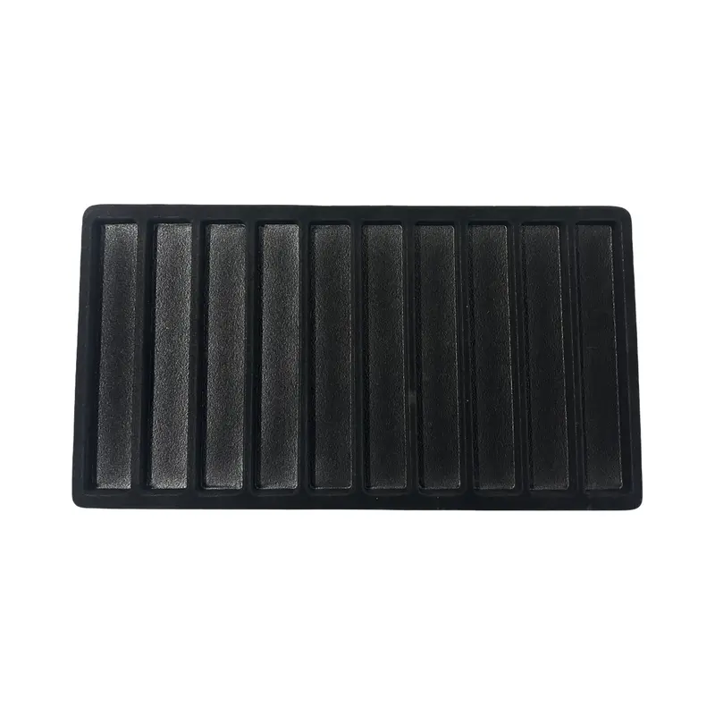 Flocked Bracelet Insert Tray – 10-Compartment Organizer 1