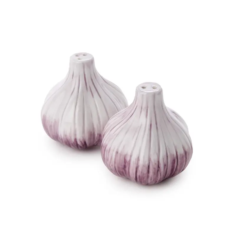 Garlic Bulb–Shaped Salt And Pepper Grinder Set 1