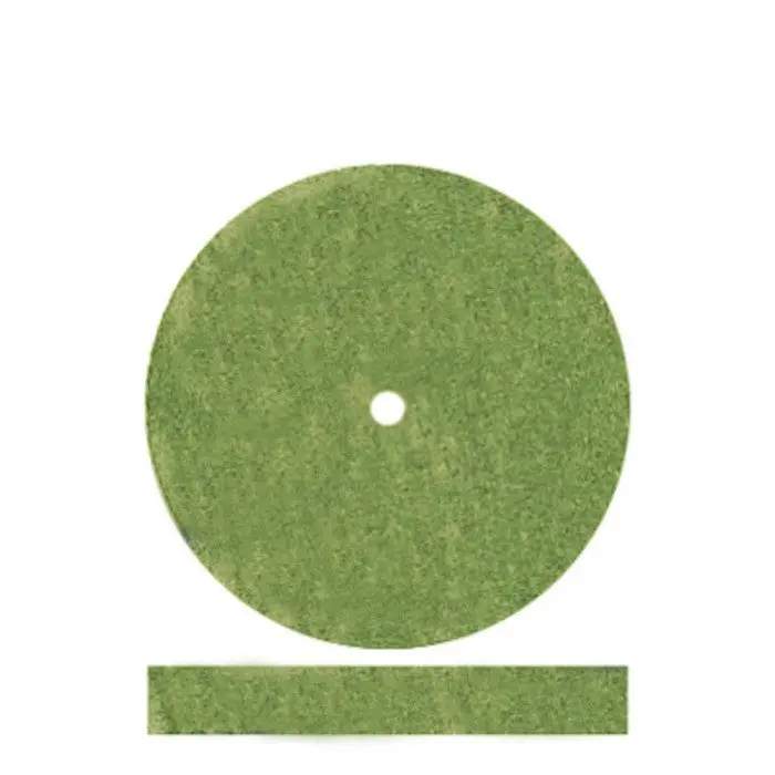 Green Square-Edge Pumice Wheels For Fine Finishing 1