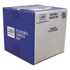 Handi-Bag Recloseable Sandwich Bags – 1.15 Mil, 6.5" X 5.88", Clear, 500 Per Box 1