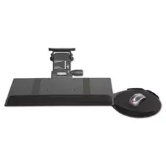 Kelly Computer Supply Compact Leverless Keyboard Tray – 19"W X 10"D Adjustable Platform, Black 1