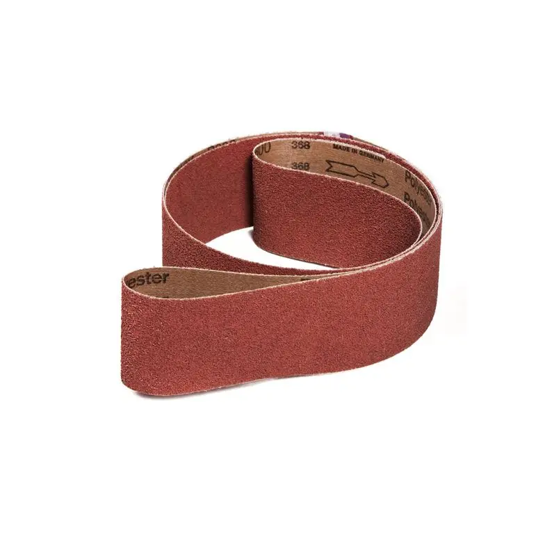 Kk711X Aluminum Oxide Abrasive Belts – Cloth Backed, Grits #24–#400, Versatile For Hardwoods & Metals 1