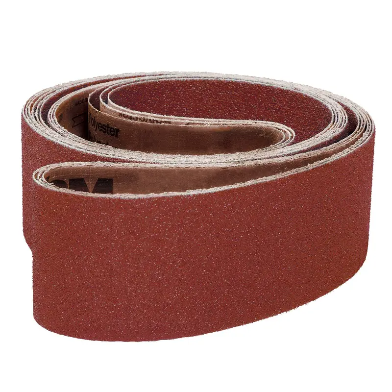 Kp222 Antistatic Aluminum Oxide Belts – Paper Backing, Grits #24–#400, Optimized For Softwood & Hardwood Finishing 1