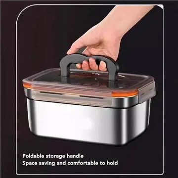Large-Capacity 2700 Ml Stainless Steel Bento Lunch Box – Leakproof & Stackable 1