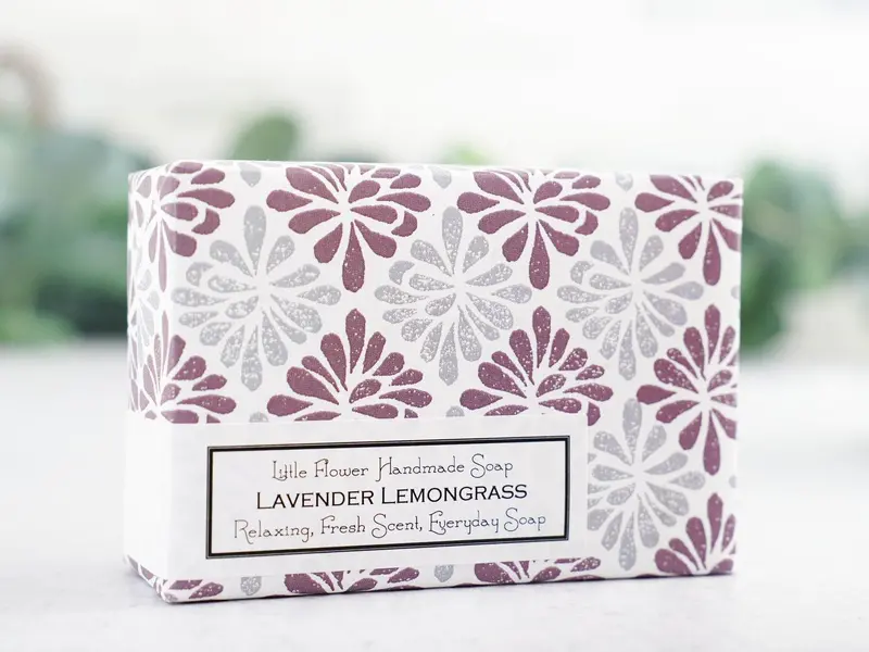 Lavender Lemongrass Artisan Soap Bar 1