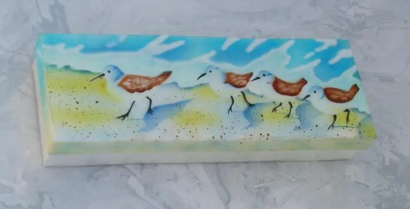 Long Sandpiper Capiz Shell Storage Box 1