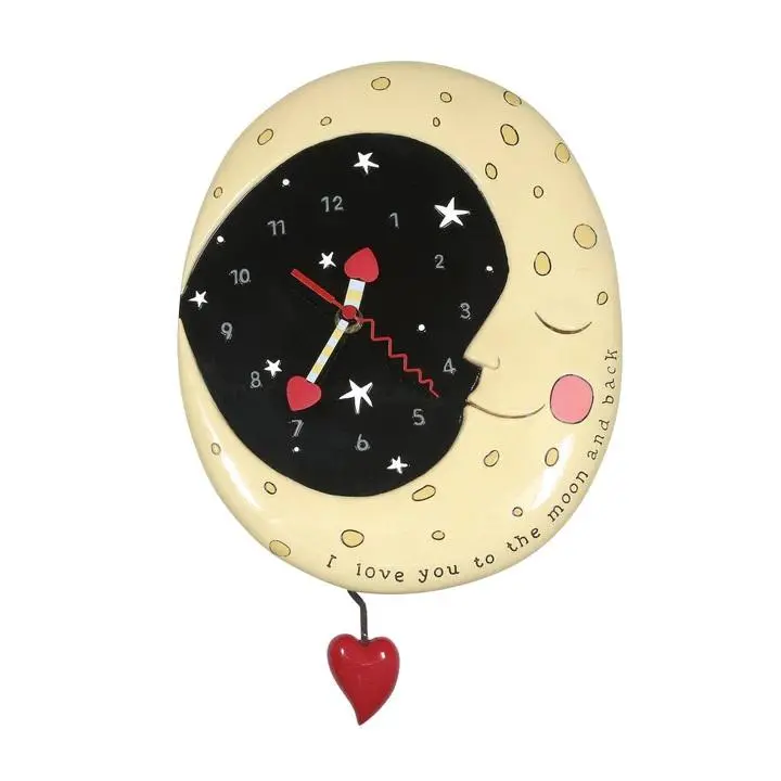 Love You To The Moon & Back Wall Clock 1
