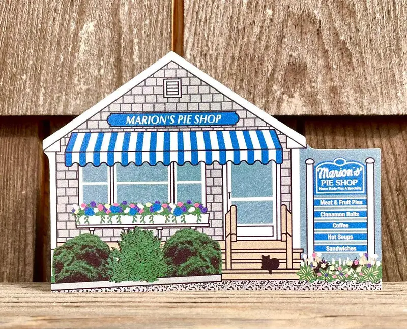 Marion'S Pie Shop Vintage-Inspired Bakery Sign 1