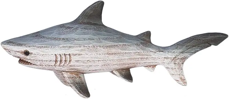 Miniature Shark Figurine Sculpture For Desk Or Shelf 1