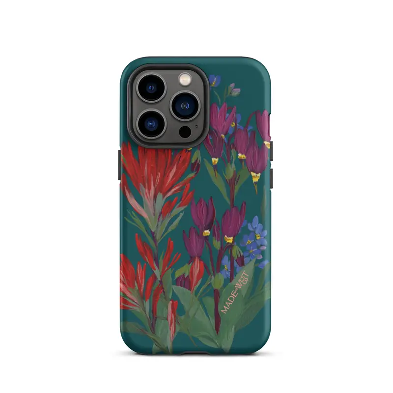 Mountain Meadow Deep Jade Rugged Iphone Case 10