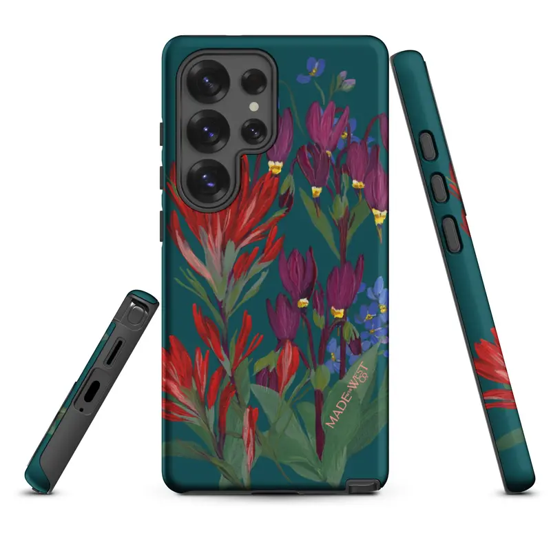 Mountain Meadow Deep Jade Rugged Samsung Case 20