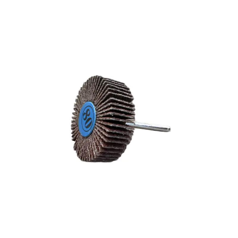 Mounted Sandpaper Flap Wheel For Grinding And Finishing 1
