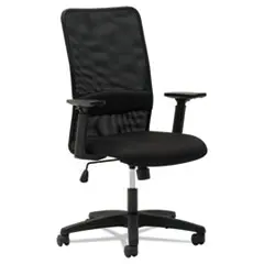 Oif High-Back Mesh Chair For Enhanced Lumbar Support – 225 Lb Capacity, 16"–20.5" Height-Adjustable Seat, Professional Black Style 1
