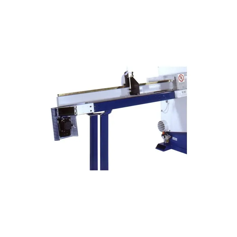 Omga 10-Foot Motorized Outfeed Conveyor For Pop-Up Saw Systems 1