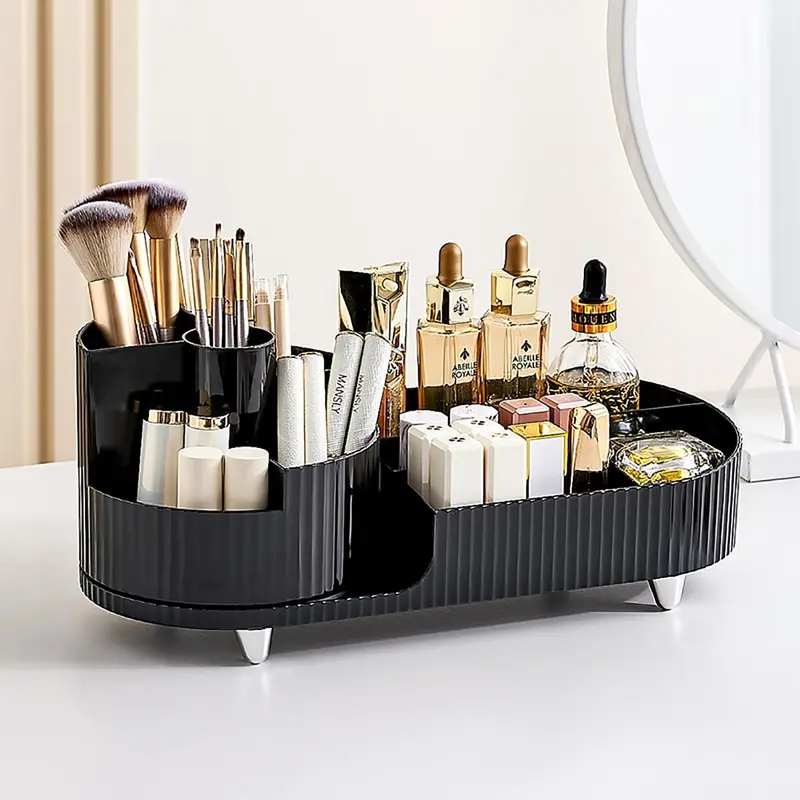Portable Black Cosmetic Display Organizer 1