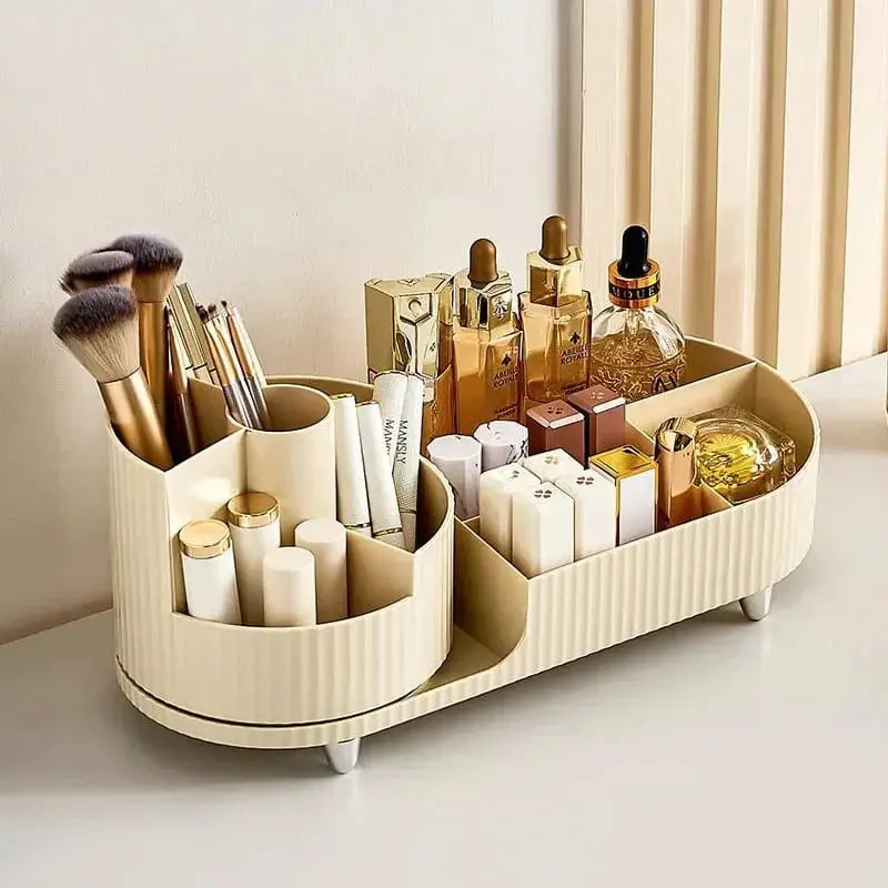 Portable Off-White Cosmetic Display Organizer 1