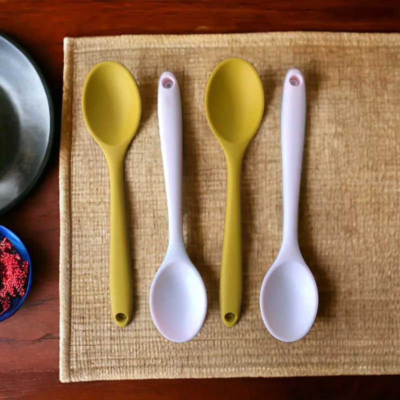 Premium Food-Grade Silicone Cooking Spoons – Set Of Durable Utensils 1