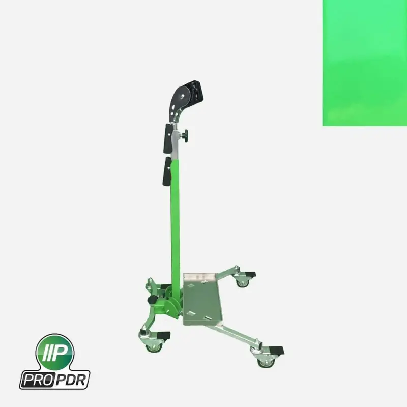 Pro Pdr Adjustable Light Stand With Boom Arm And Collar – Green Finish 1