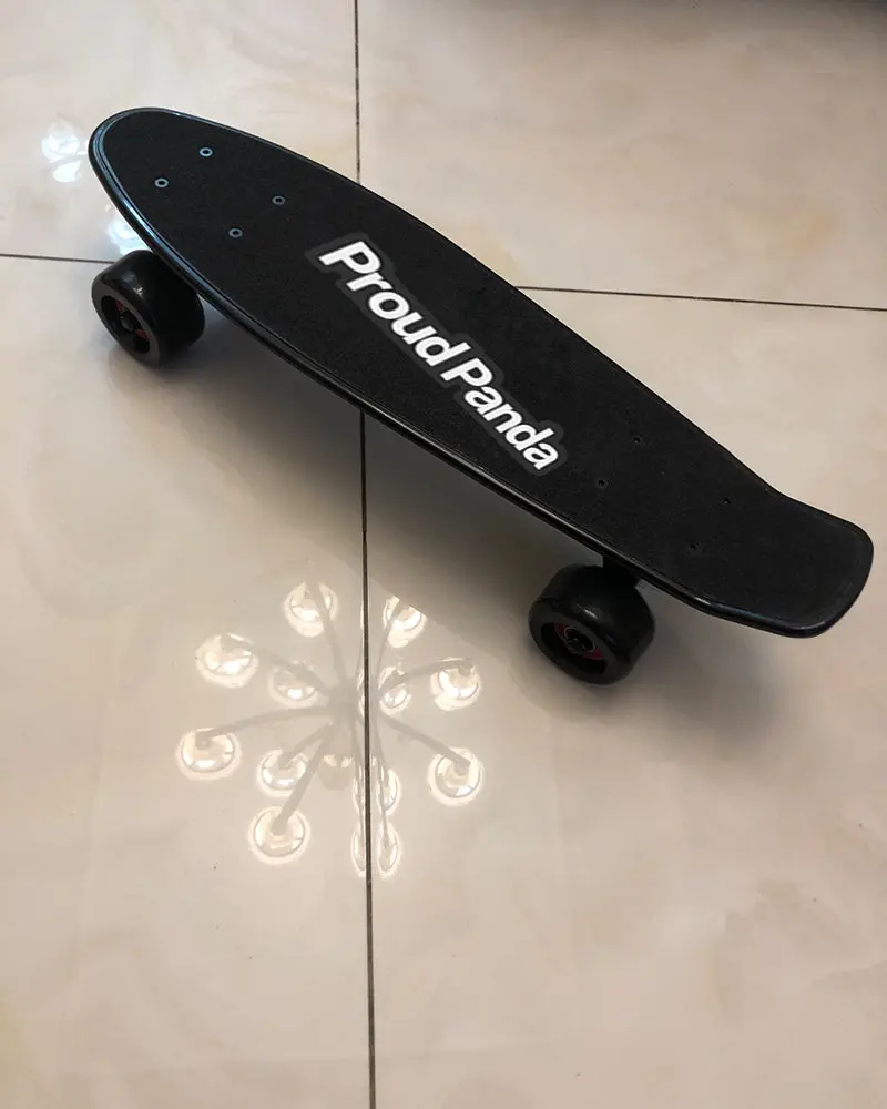 Proud Panda 22-Inch Cruiser Skateboard – Flexible Mini Deck With High-Rebound Pu Wheels For Beginners & Casual Riders 1