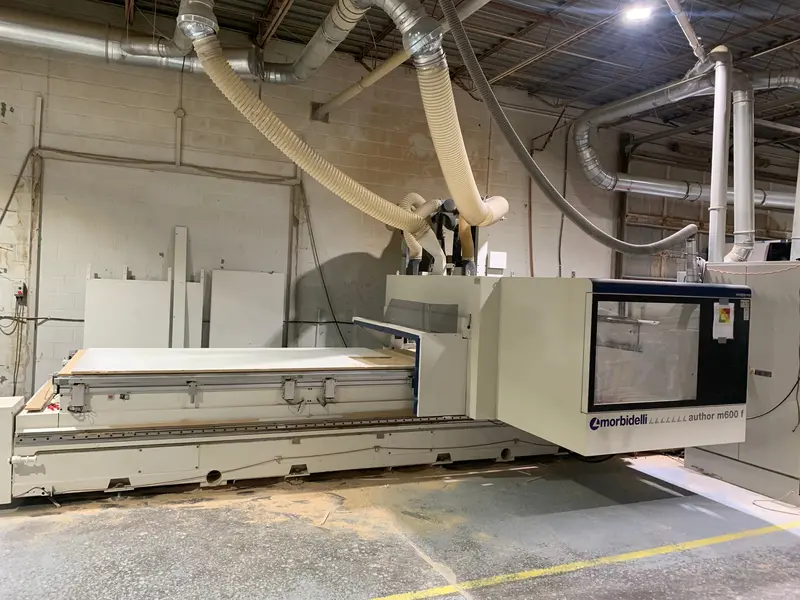 Refurbished 2015 Morbidelli M600 5-Axis Cnc Router – 5' X 12' Flat Table 1