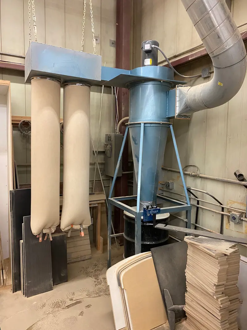 Refurbished Cyclone Dust Collection System For Woodworking Shops 1