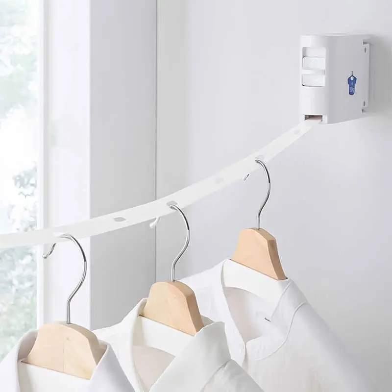 Retractable Hanging Clothesline – Space-Efficient Laundry Solution 1