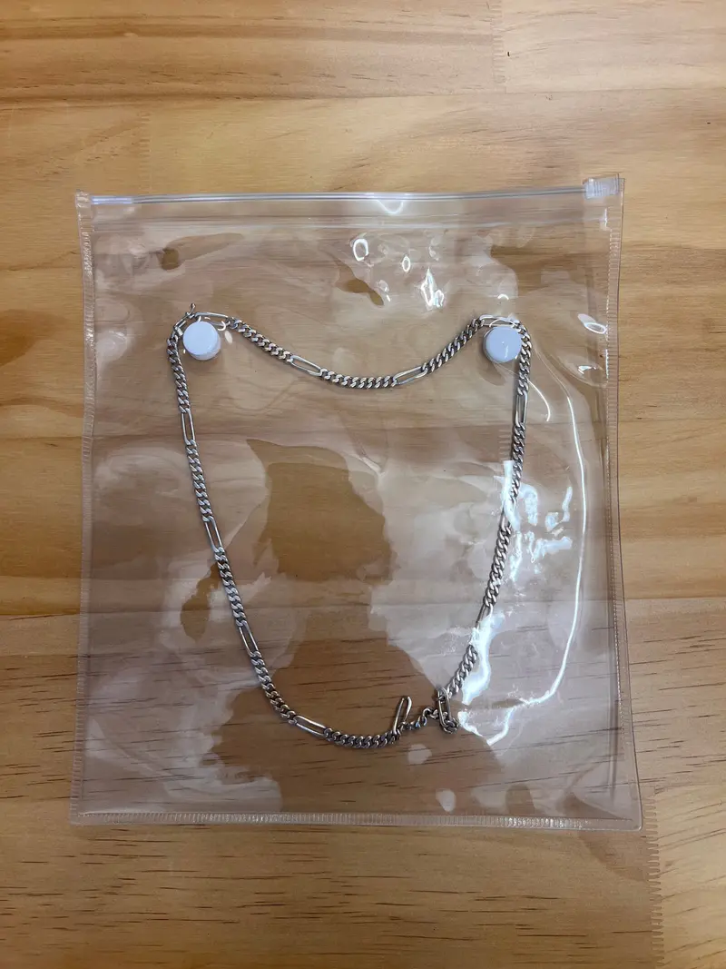 Reusable Pvc Necklace Storage Pouch With Secure Closure 1