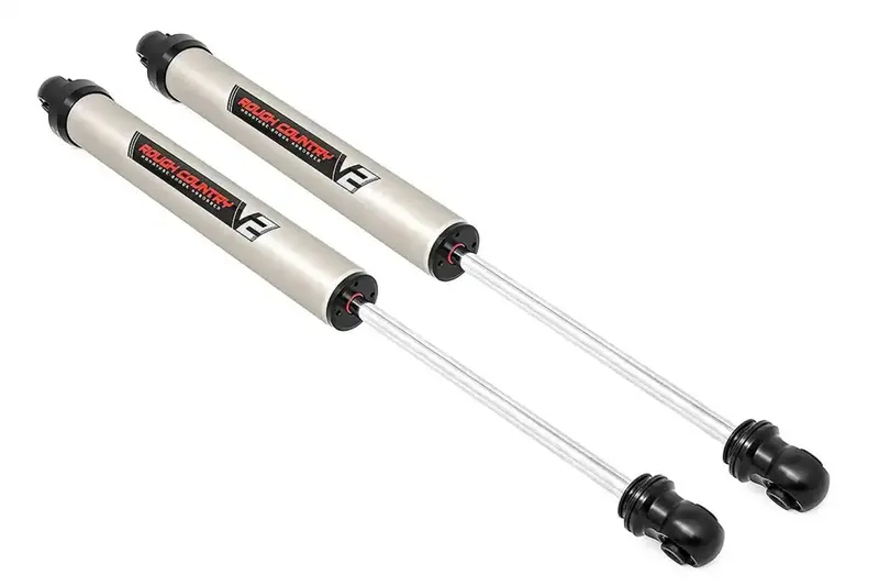 Rough Country 760782_B V2 Monotube Rear Shock Pair – 0–2 Inch Lift Compatibility 1