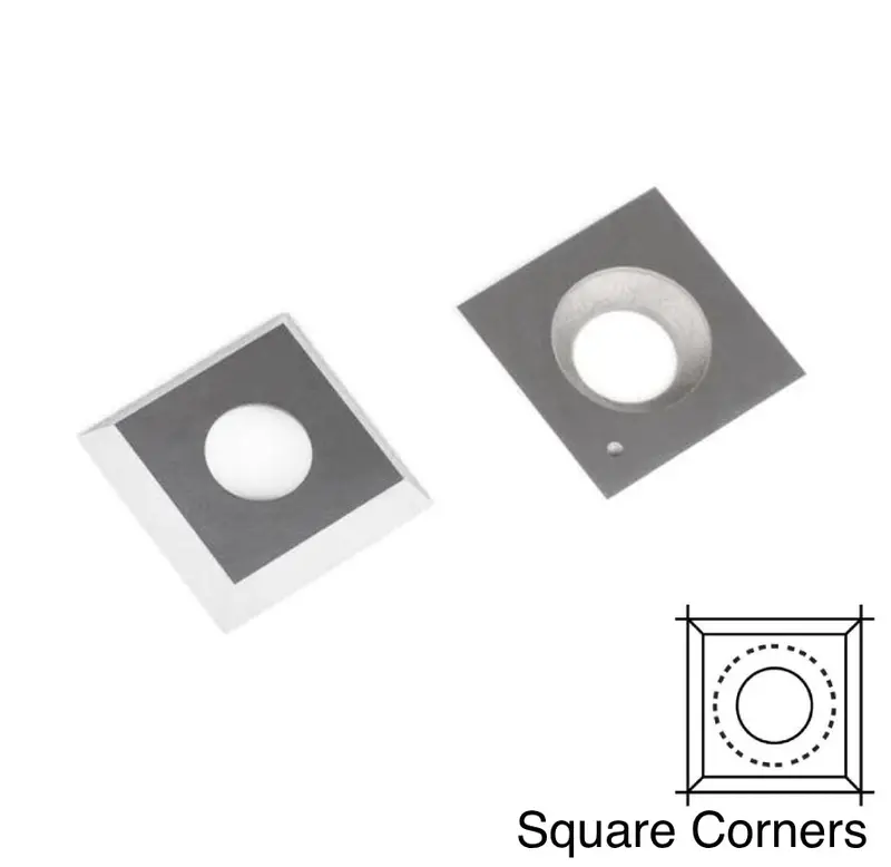 Scm K-Series Glue-Scrape Carbide Inserts – 14×14×2 Mm, Square-Corner Design, Compatible With K230/K360/K560 Models, 10-Pack 1