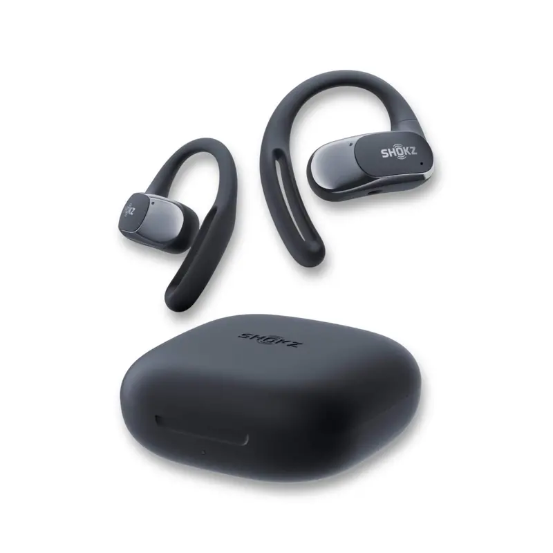 Shokz Openfit Air Open-Ear Bluetooth Earbuds – Sleek Black 1