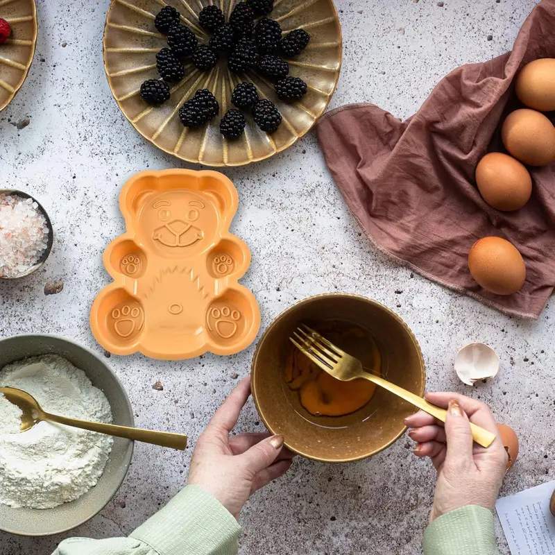Silicone Teddy Bear Cake Mold – Food-Grade Baking Tool 1