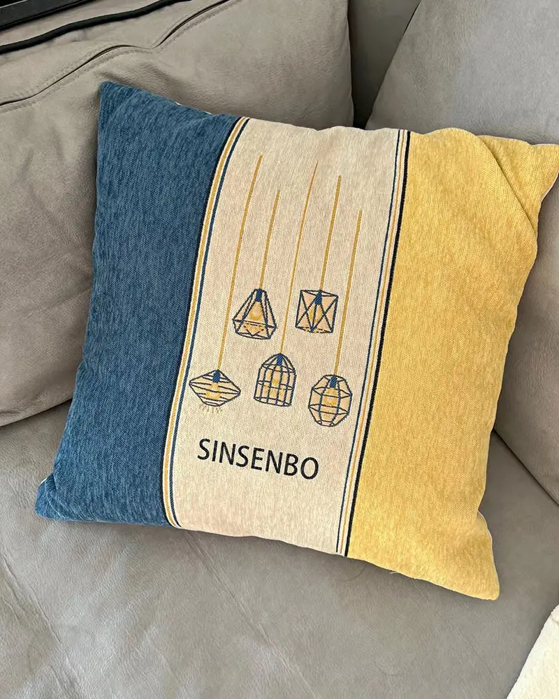 Sinsenbo Linen Throw Pillow Cover – Farmhouse-Style Decorative Cushion Sleeve For Sofa, Chair & Bedroom 1
